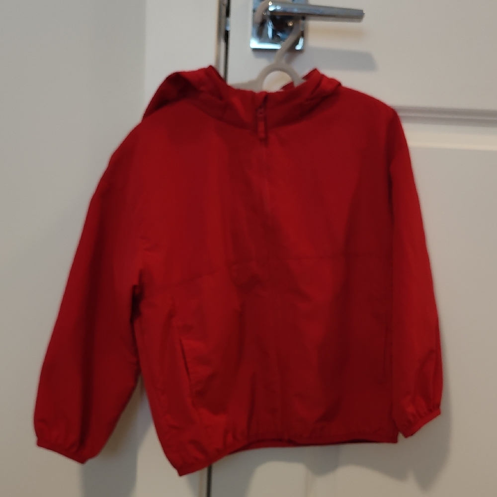 Uniqlo Kids Full Zip Red Hooded Jacket